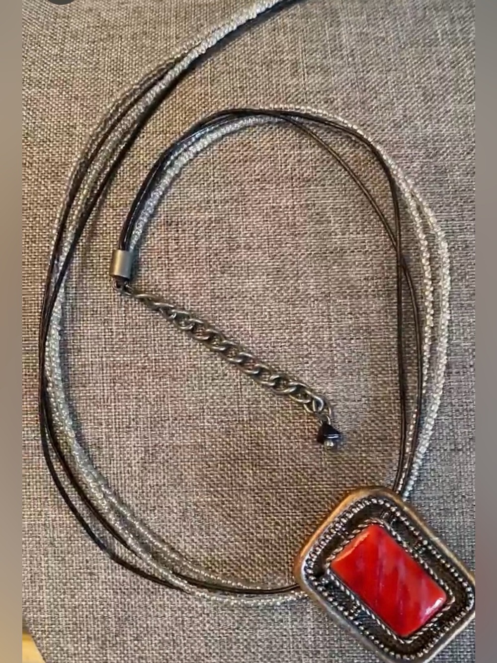 Vtg Mixed Media Statement Necklace- Bundle Add On